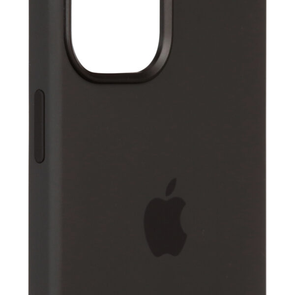 iPhone 12 Pro Max Silicone Case with MagSafe - Black - Image 3