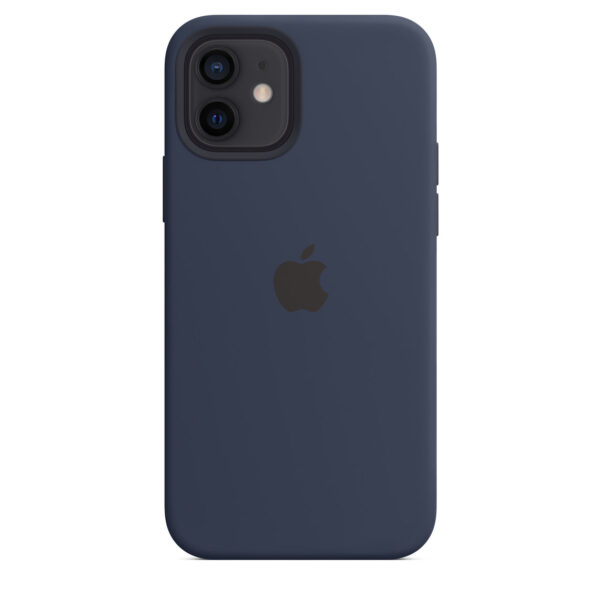 iPhone 12 | 12 Pro Silicone Case with MagSafe - Deep Navy - Image 5