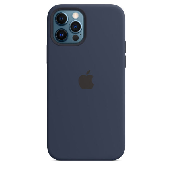 iPhone 12 | 12 Pro Silicone Case with MagSafe - Deep Navy - Image 4