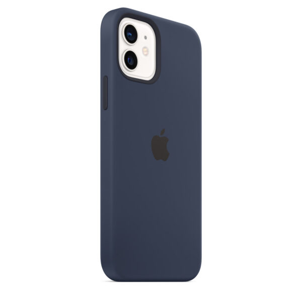 iPhone 12 | 12 Pro Silicone Case with MagSafe - Deep Navy - Image 3