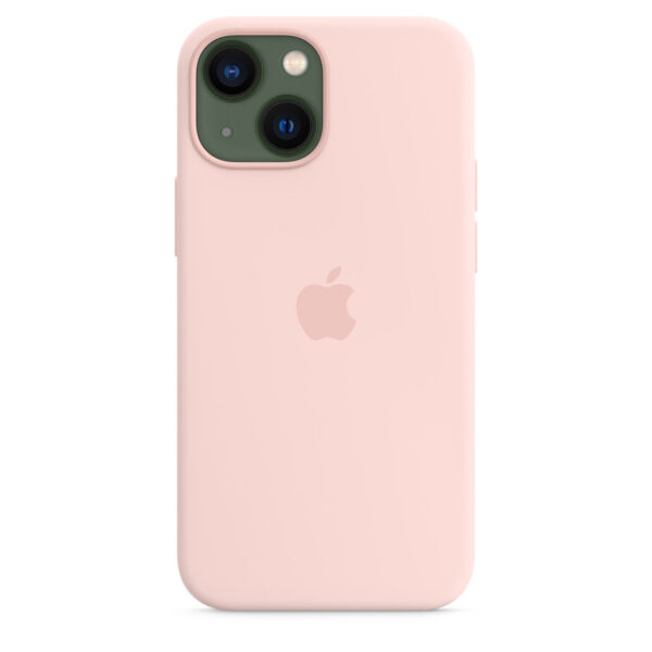 iPhone 13 mini Silicone Case with MagSafe - Chalk Pink - Image 3