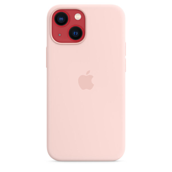 iPhone 13 mini Silicone Case with MagSafe - Chalk Pink - Image 2