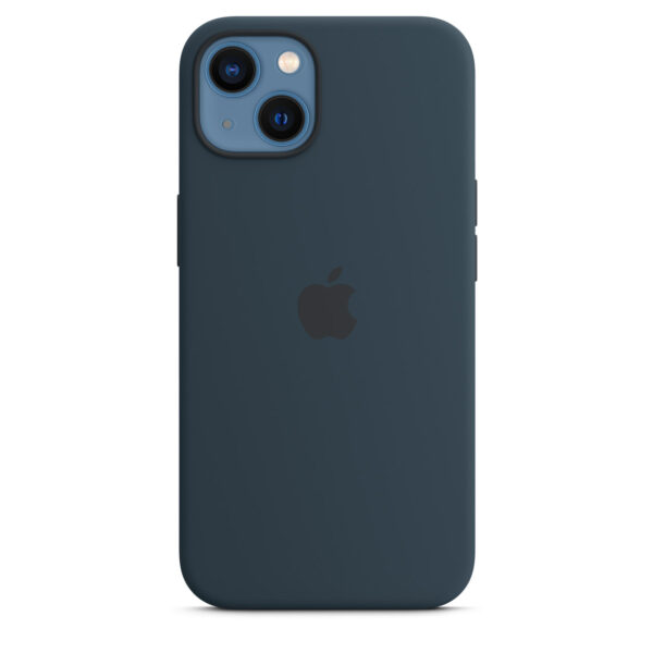 iPhone 13 Silicone Case with MagSafe - Abyss Blue - Image 4