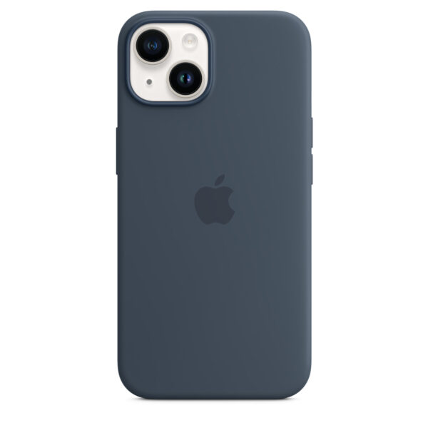 iPhone 14 Silicone Case with MagSafe - Storm Blue - Image 5