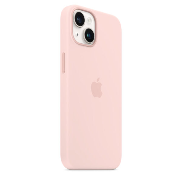 iPhone 14 Silicone Case with MagSafe - Chalk Pink - Image 2