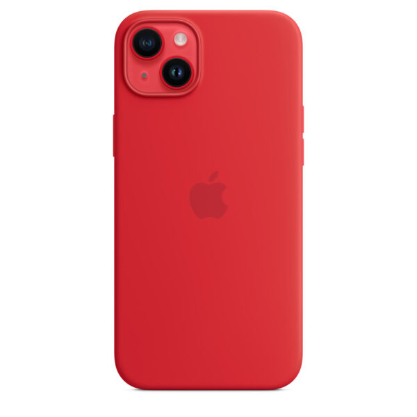 iPhone 14 Plus Silicone Case with MagSafe - RED - Image 6