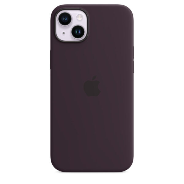 iPhone 14 Plus Silicone Case with MagSafe - Elderberry - Image 5