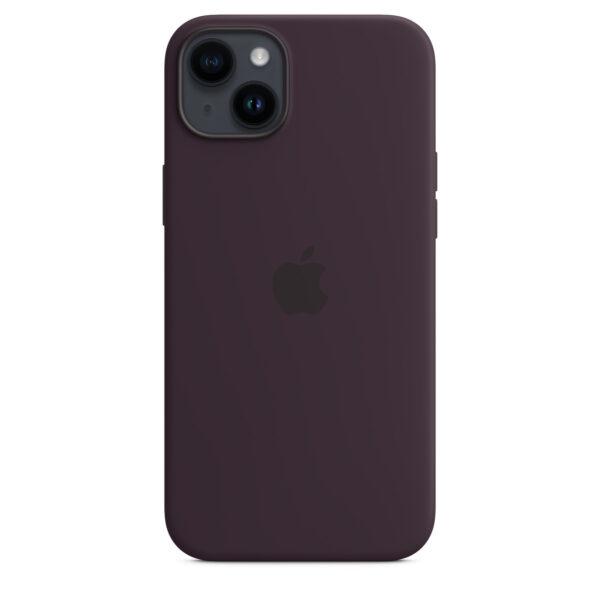 iPhone 14 Plus Silicone Case with MagSafe - Elderberry - Image 4