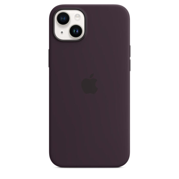 iPhone 14 Plus Silicone Case with MagSafe - Elderberry - Image 3