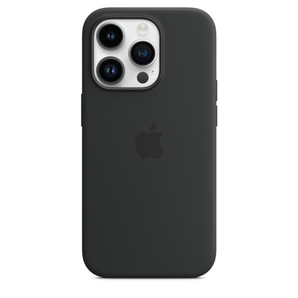 iPhone 14 Pro Silicone Case with MagSafe - Midnight - Image 4