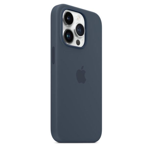 iPhone 14 Pro Silicone Case with MagSafe - Storm Blue - Image 4