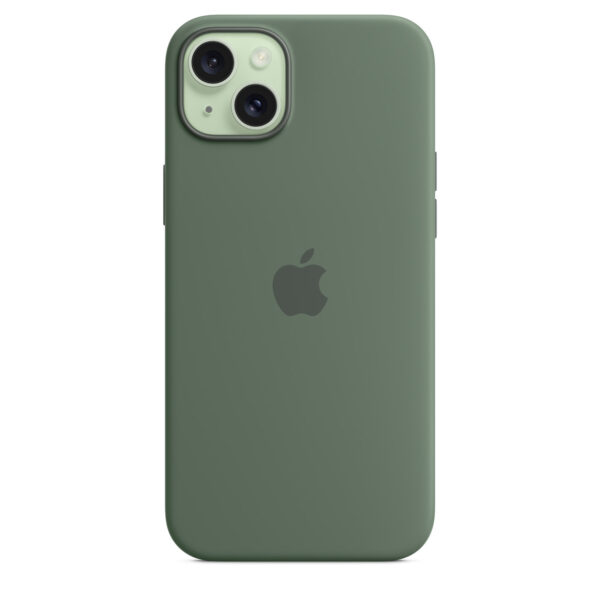 iPhone 15 Plus Silicone Case with MagSafe - Cypress - Image 3