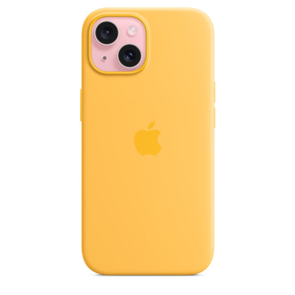 iPhone 14 Plus Silicone Case with MagSafe - Sunglow - Image 3