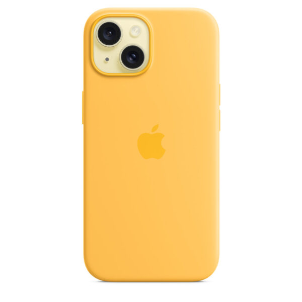 iPhone 14 Plus Silicone Case with MagSafe - Sunglow - Image 4