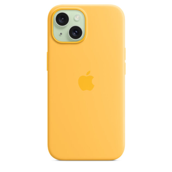 iPhone 14 Plus Silicone Case with MagSafe - Sunglow - Image 2