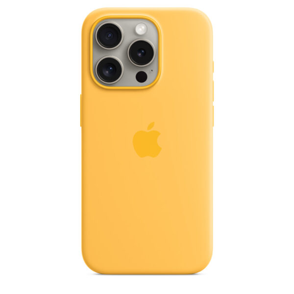 iPhone 15 Pro Silicone Case with MagSafe - Sunshine