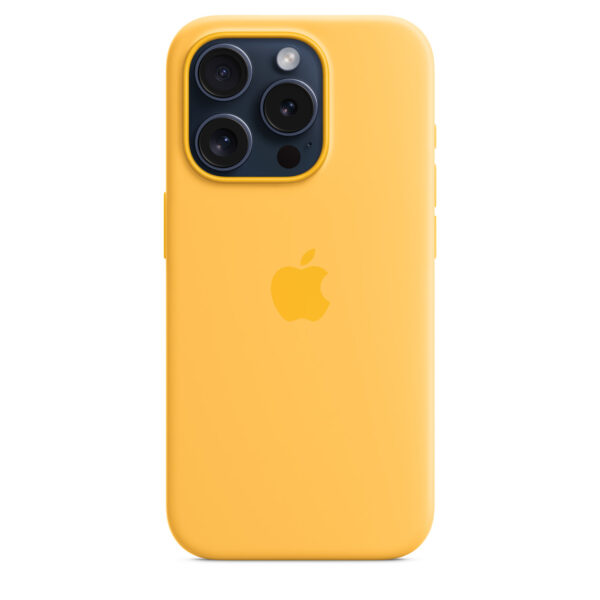 iPhone 15 Pro Silicone Case with MagSafe - Sunshine - Image 4